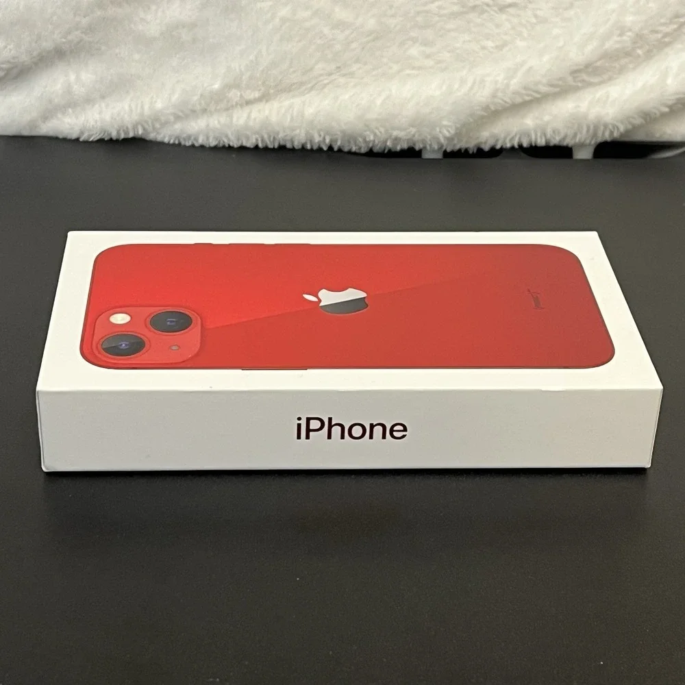 Apple iPhone 13 RED Edition 256 gb 2021 Original Packaging BOX ONLY